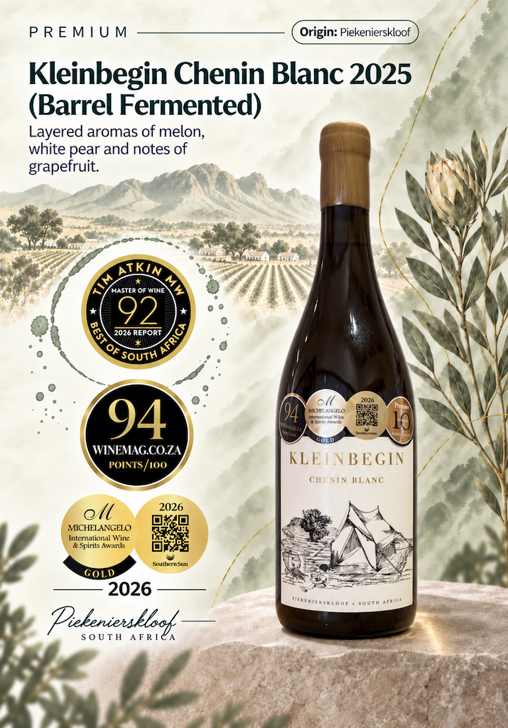 Kleinbegin Chenin Blanc 2025 (Barrel Fermented)